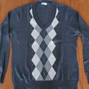 Charter Club argyle pull over sweater